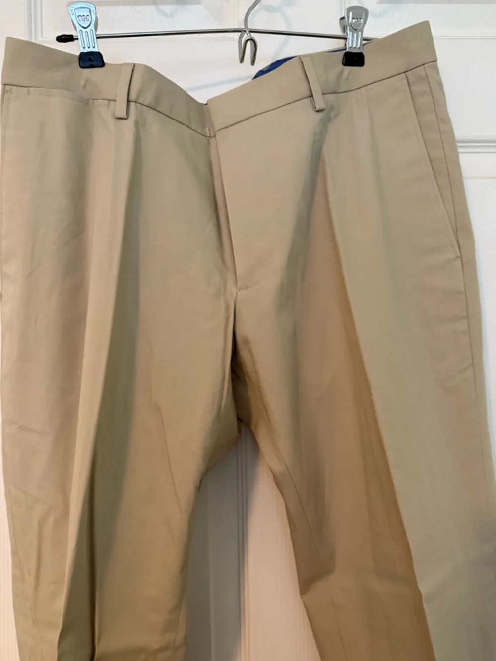 Mens Banana Republic Classic Fit Flat Front Dress Pants New WT 32/32 100% Cotton